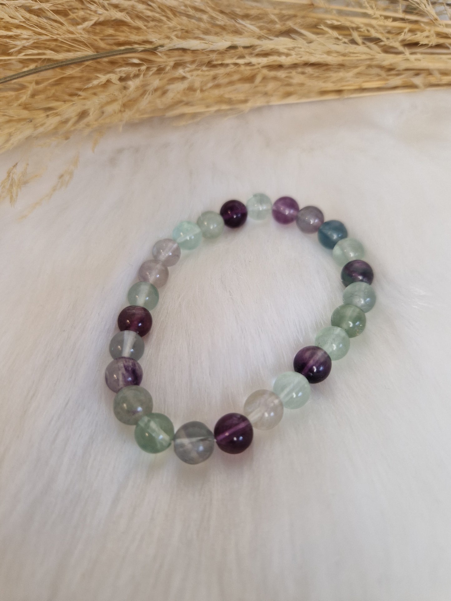 Fluorit Kugelarmband 8mm